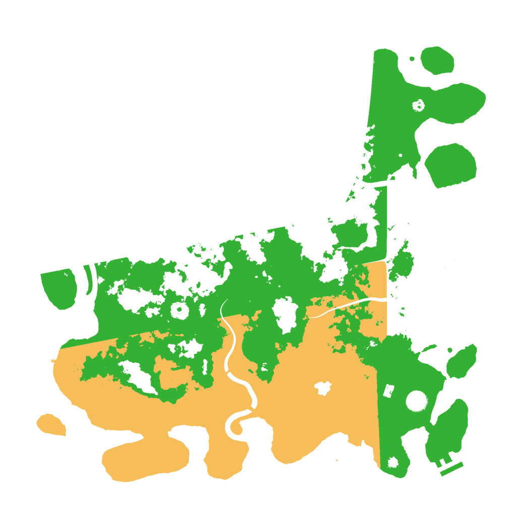 Biome Rust Map: Procedural Map, Size: 4300, Seed: 41414532
