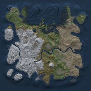 Thumbnail Rust Map: Procedural Map, Size: 3750, Seed: 426437707, 15 Monuments