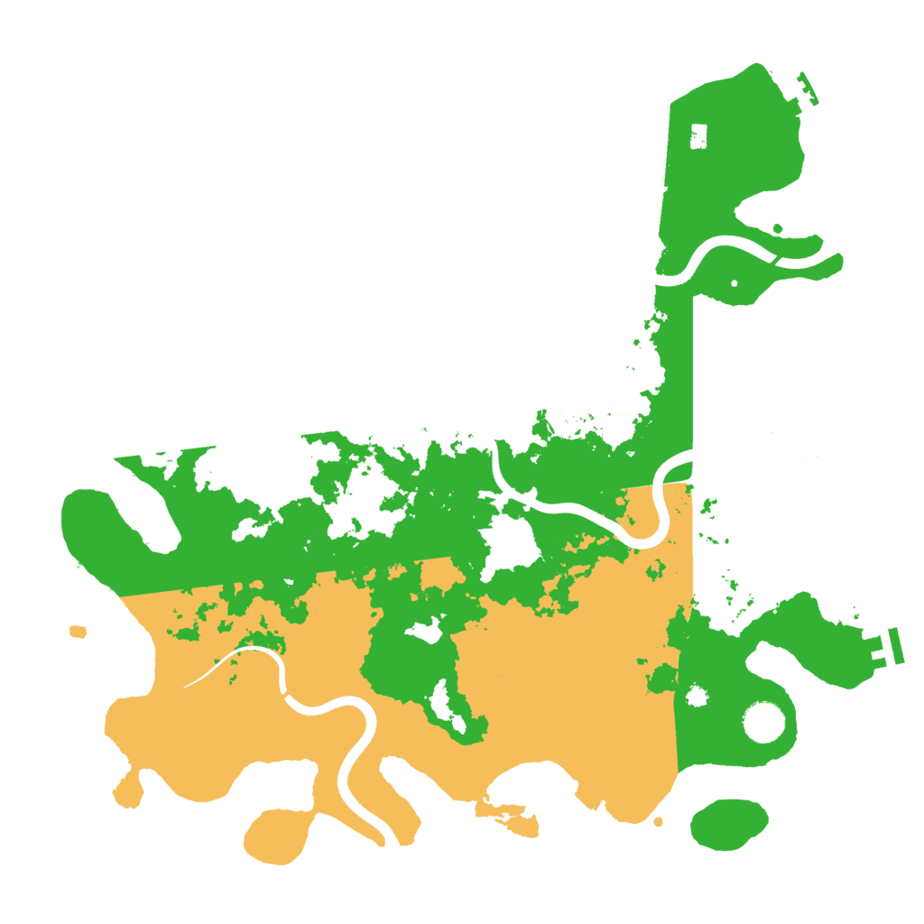 Biome Rust Map: Procedural Map, Size: 3950, Seed: 1038743303