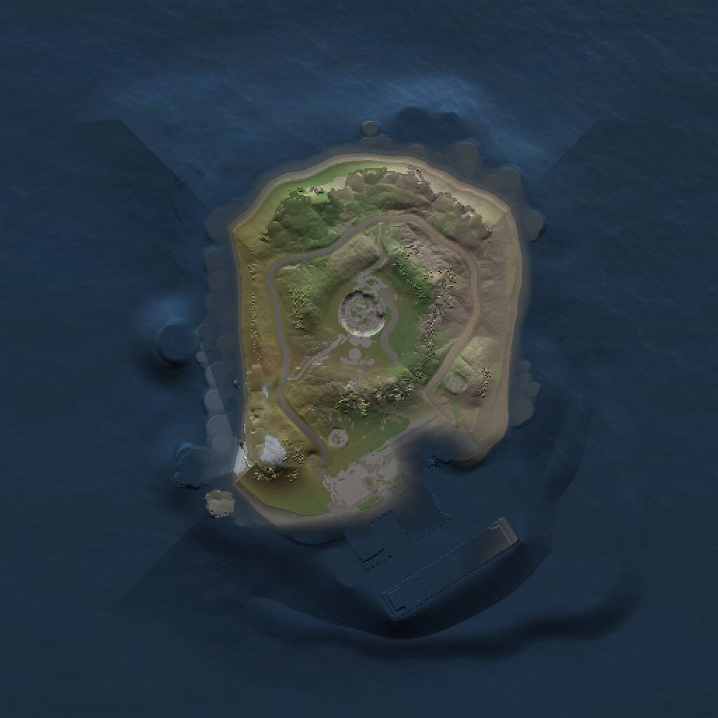 Rust Map: Procedural Map, Size: 1000, Seed: 1553038668, 3 Monuments