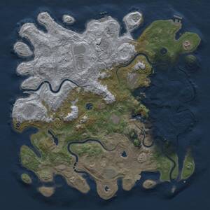 Thumbnail Rust Map: Procedural Map, Size: 4750, Seed: 1321541084, 17 Monuments