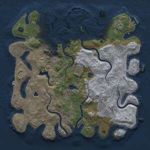 Thumbnail Rust Map: Procedural Map, Size: 4250, Seed: 1124944622, 16 Monuments