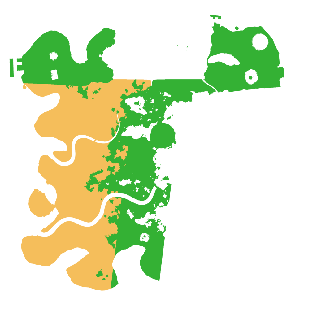 Biome Rust Map: Procedural Map, Size: 3450, Seed: 5467