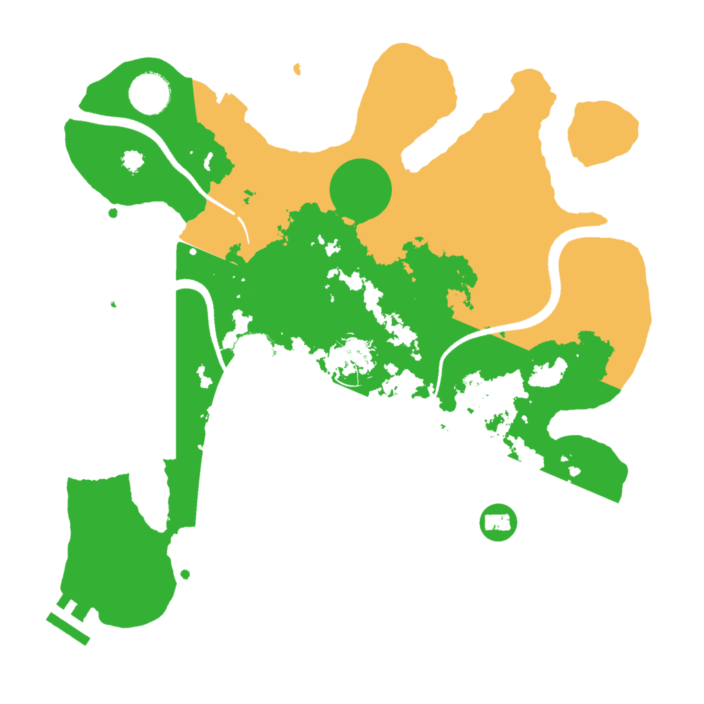 Biome Rust Map: Procedural Map, Size: 3000, Seed: 1653831308