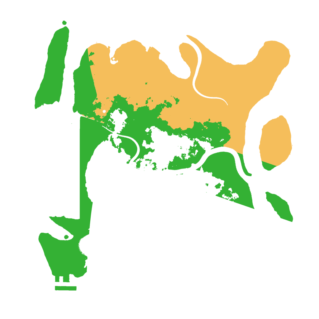 Biome Rust Map: Procedural Map, Size: 3000, Seed: 1432352411