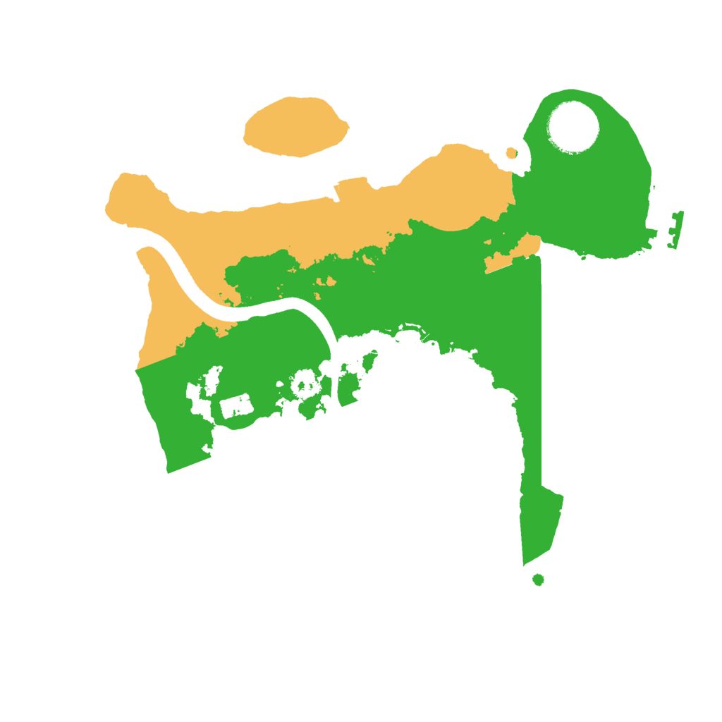 Biome Rust Map: Procedural Map, Size: 2500, Seed: 5999997