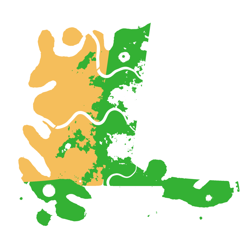 Biome Rust Map: Procedural Map, Size: 3500, Seed: 1204549374