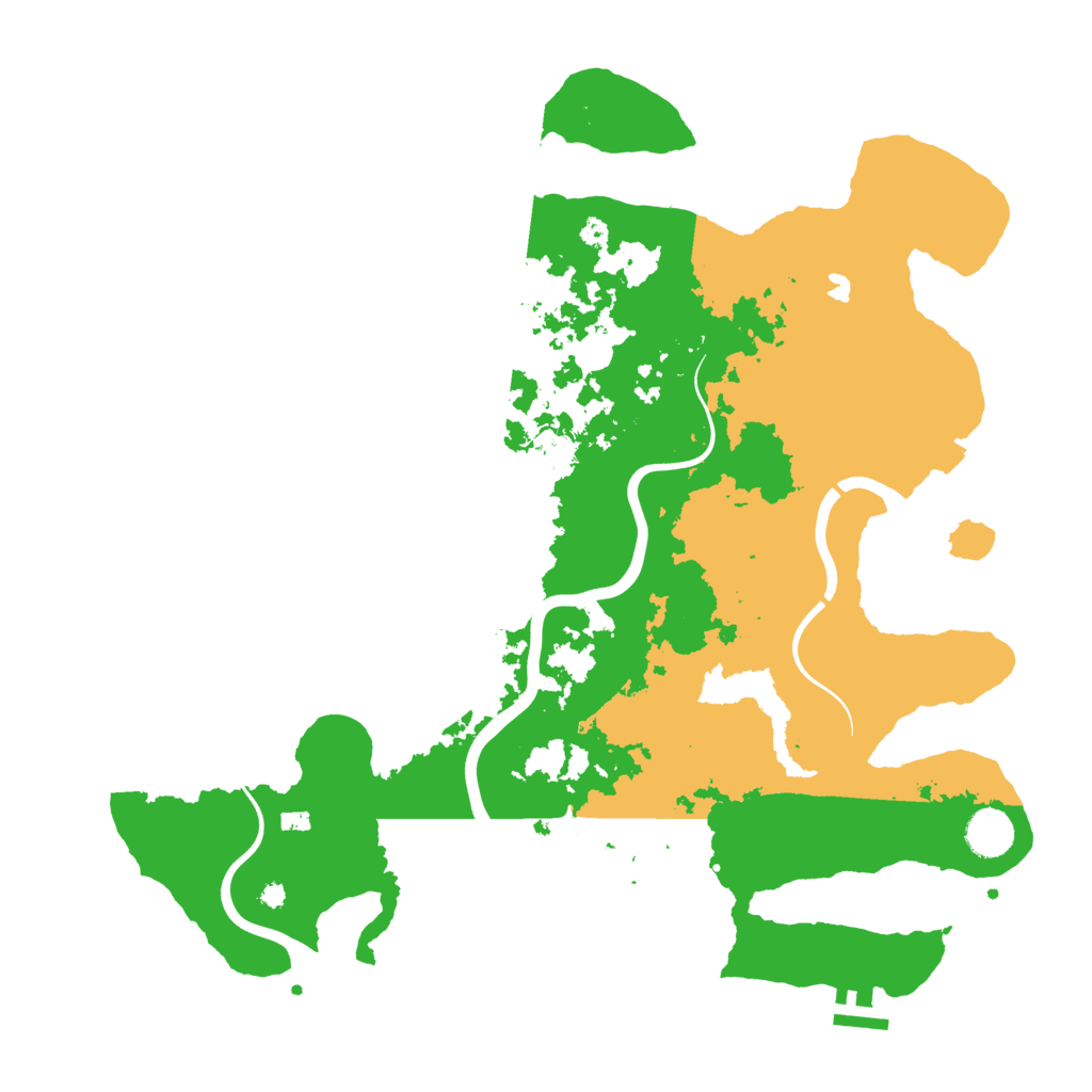Biome Rust Map: Procedural Map, Size: 4000, Seed: 62958