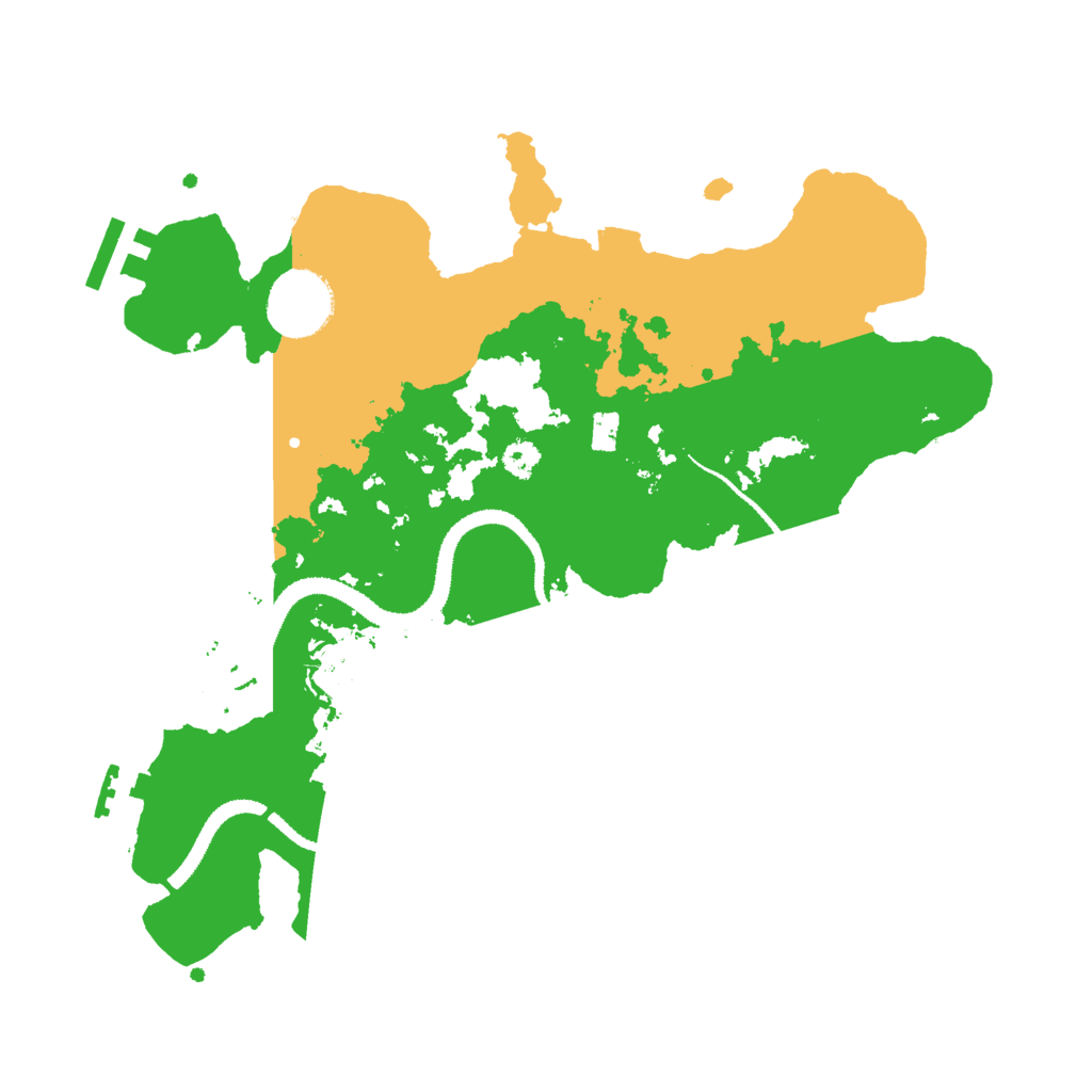 Biome Rust Map: Procedural Map, Size: 3000, Seed: 1120732743