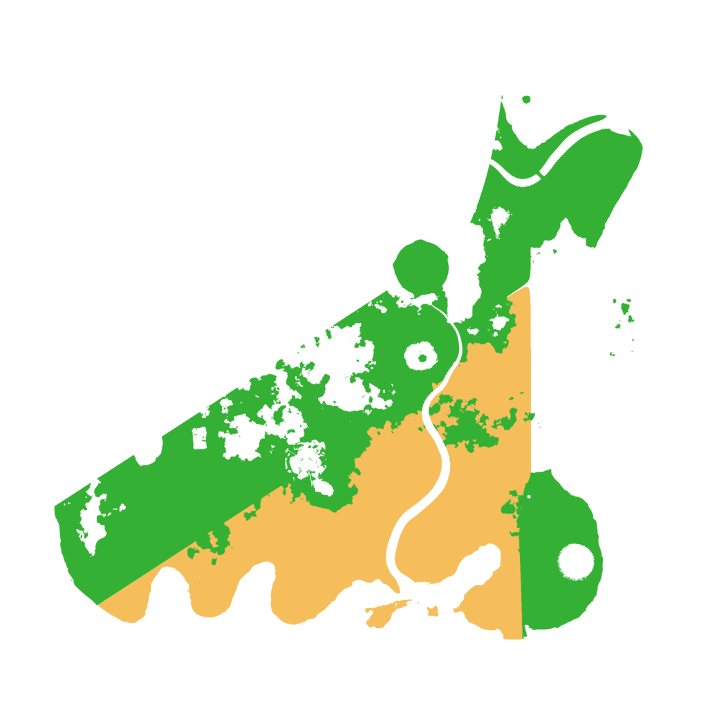 Biome Rust Map: Procedural Map, Size: 3500, Seed: 976847954