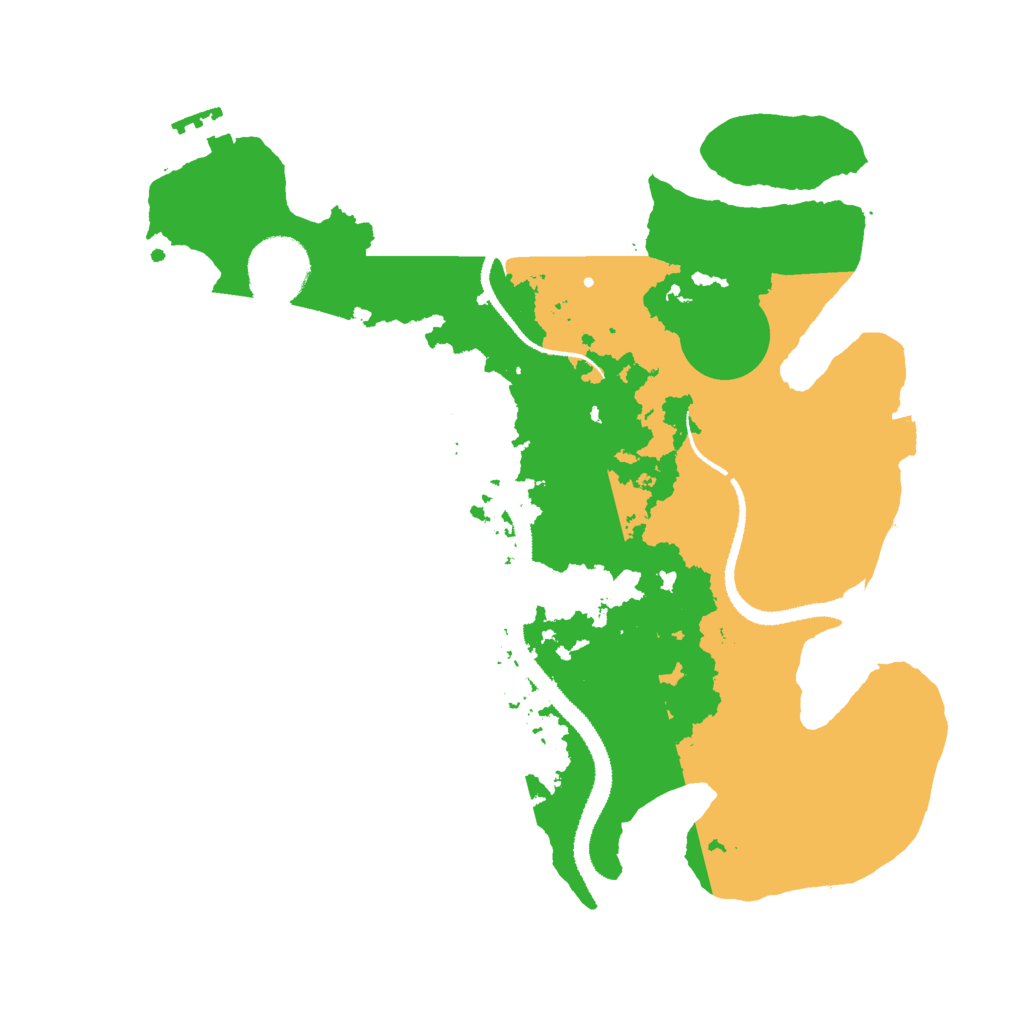 Biome Rust Map: Procedural Map, Size: 3000, Seed: 1276113861
