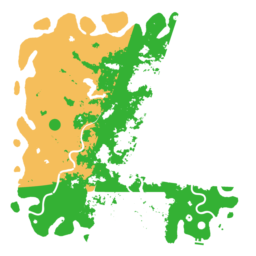 Biome Rust Map: Procedural Map, Size: 5800, Seed: 1219415043