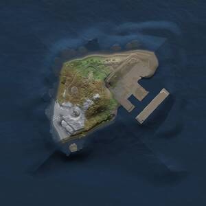 Thumbnail Rust Map: Procedural Map, Size: 1000, Seed: 704194274, 2 Monuments