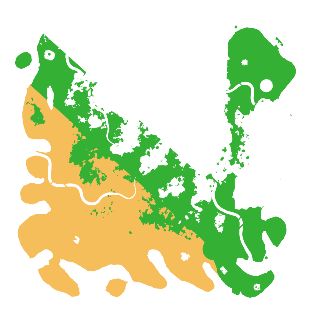 Biome Rust Map: Procedural Map, Size: 4500, Seed: 215484679