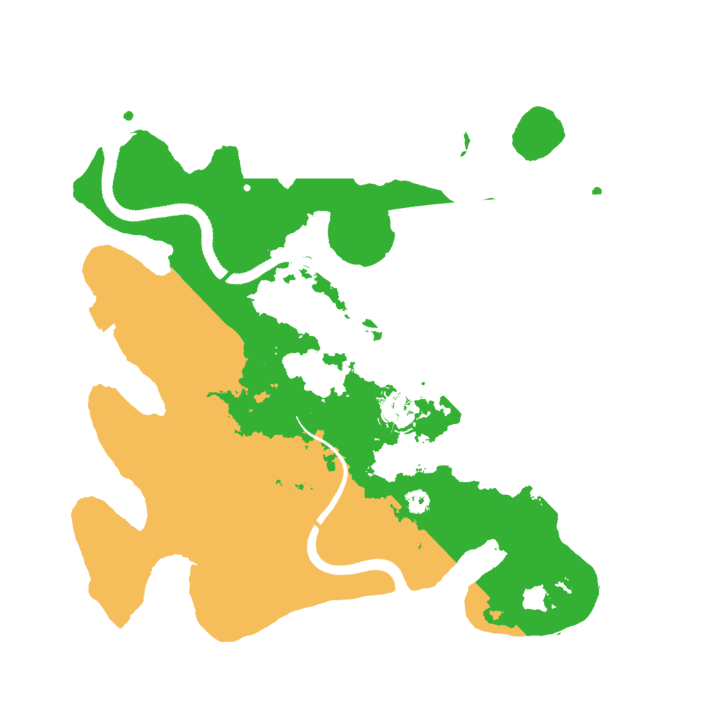 Biome Rust Map: Procedural Map, Size: 3000, Seed: 372905938