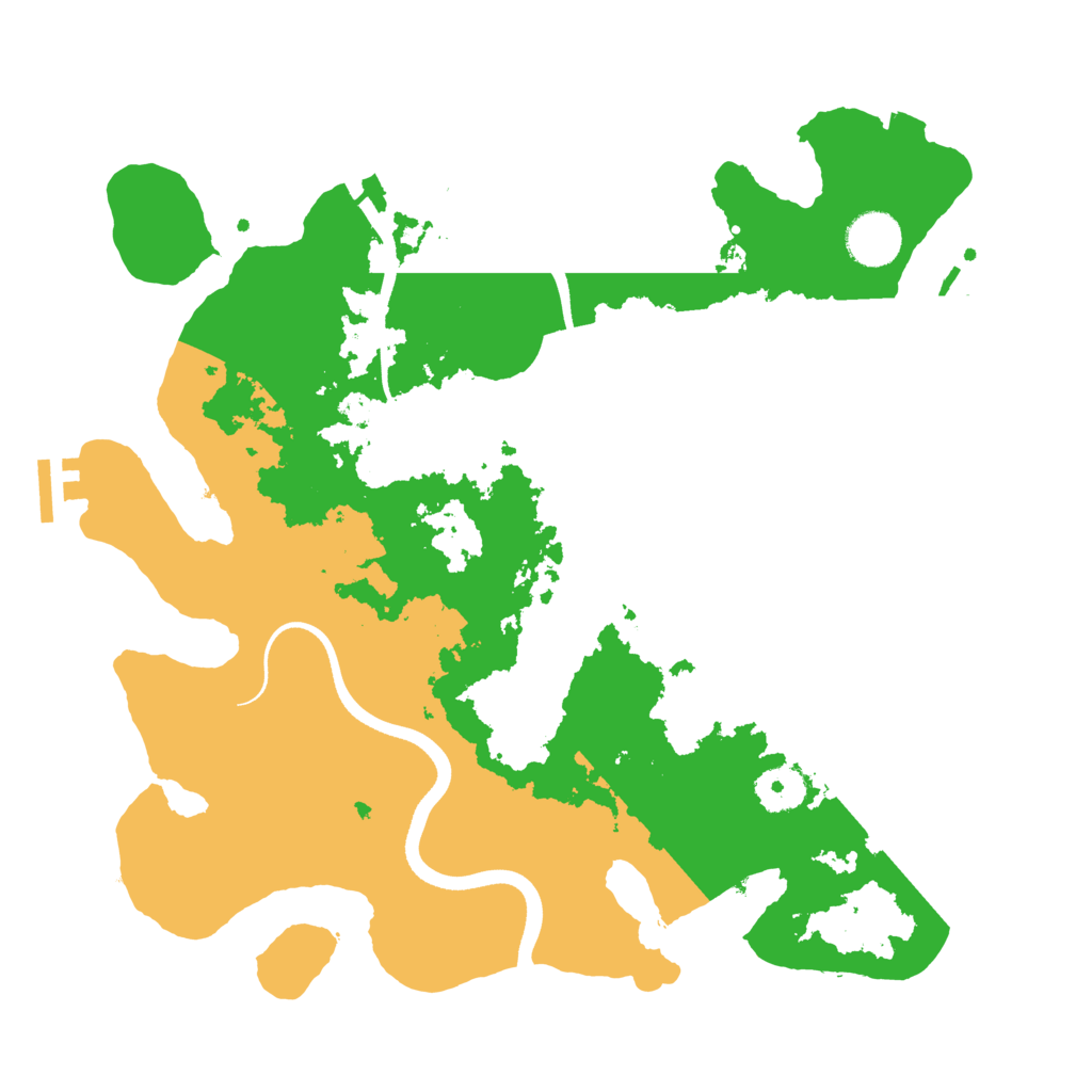 Biome Rust Map: Procedural Map, Size: 3500, Seed: 1485284368