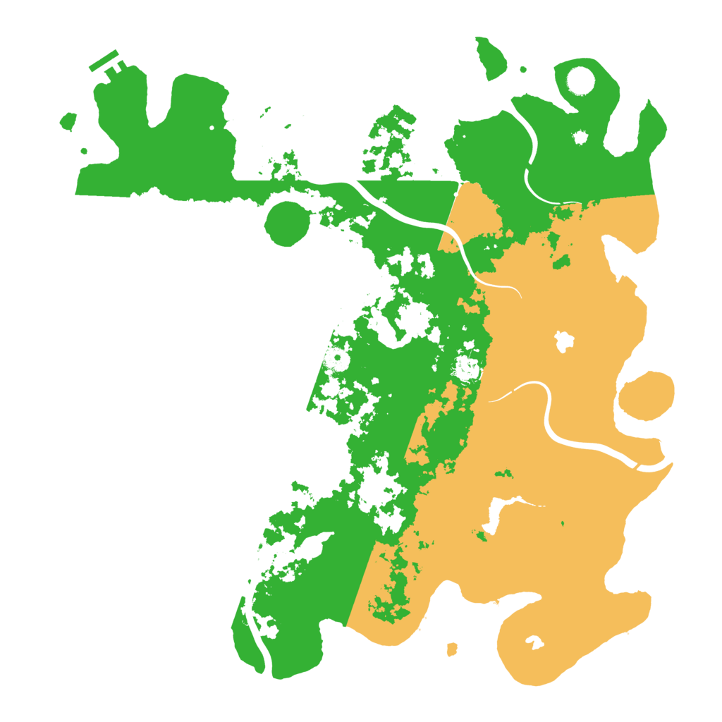 Biome Rust Map: Procedural Map, Size: 4500, Seed: 21314432