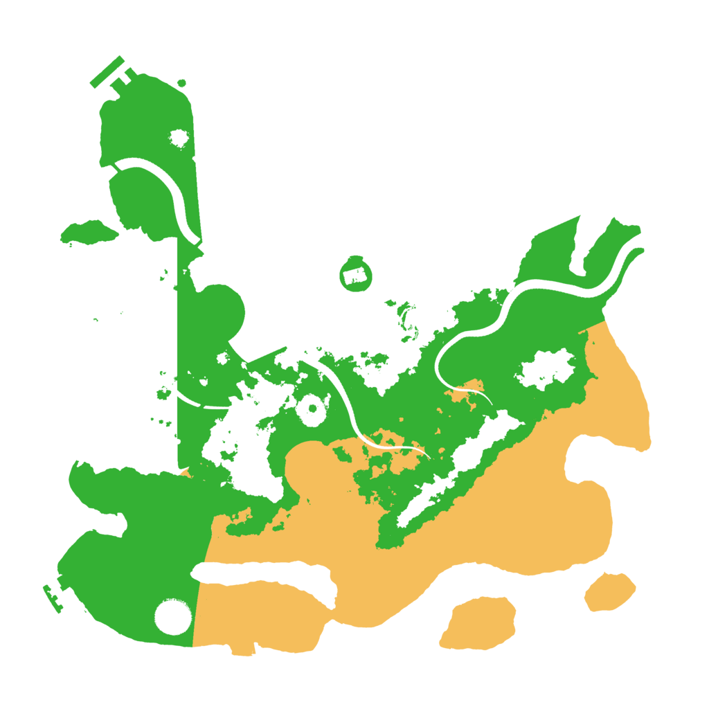 Biome Rust Map: Procedural Map, Size: 3500, Seed: 1525650604