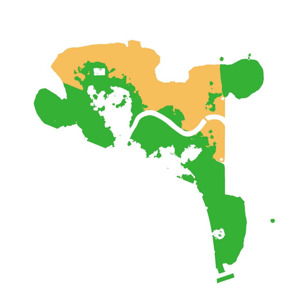 Biome Rust Map: Procedural Map, Size: 2800, Seed: 559774612