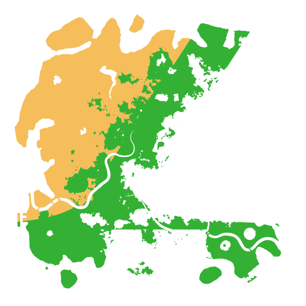 Biome Rust Map: Procedural Map, Size: 4500, Seed: 157426091