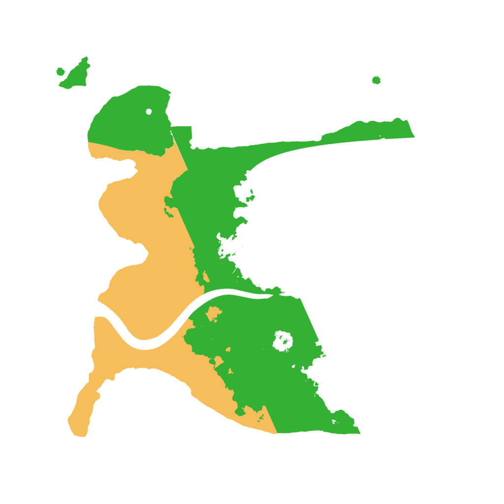 Biome Rust Map: Procedural Map, Size: 2500, Seed: 1247343571