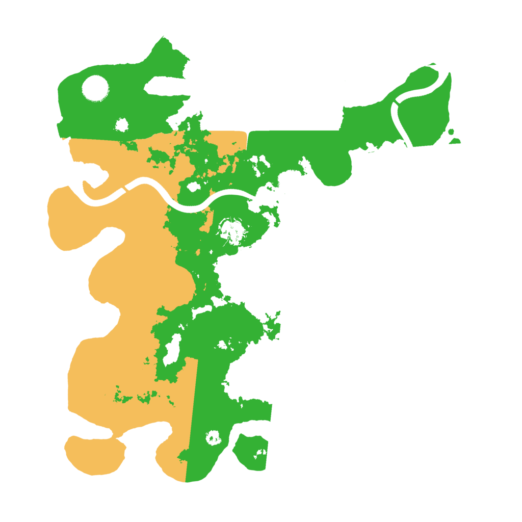 Biome Rust Map: Procedural Map, Size: 3500, Seed: 1059004752