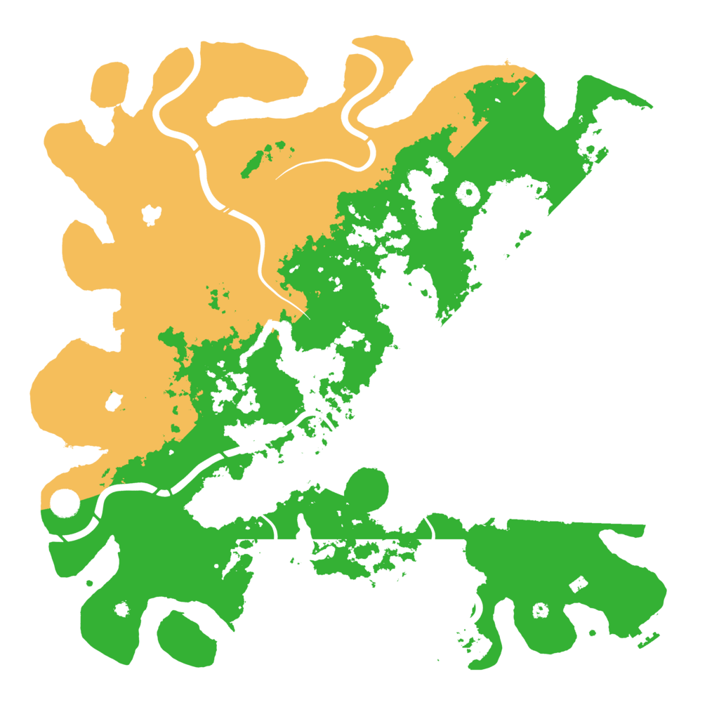 Biome Rust Map: Procedural Map, Size: 4500, Seed: 6826406