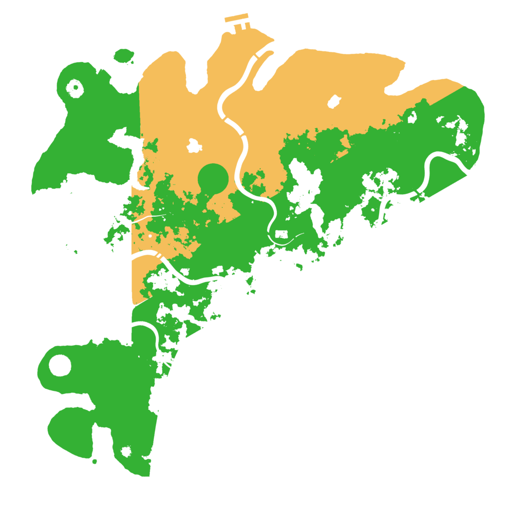 Biome Rust Map: Procedural Map, Size: 4500, Seed: 954802042