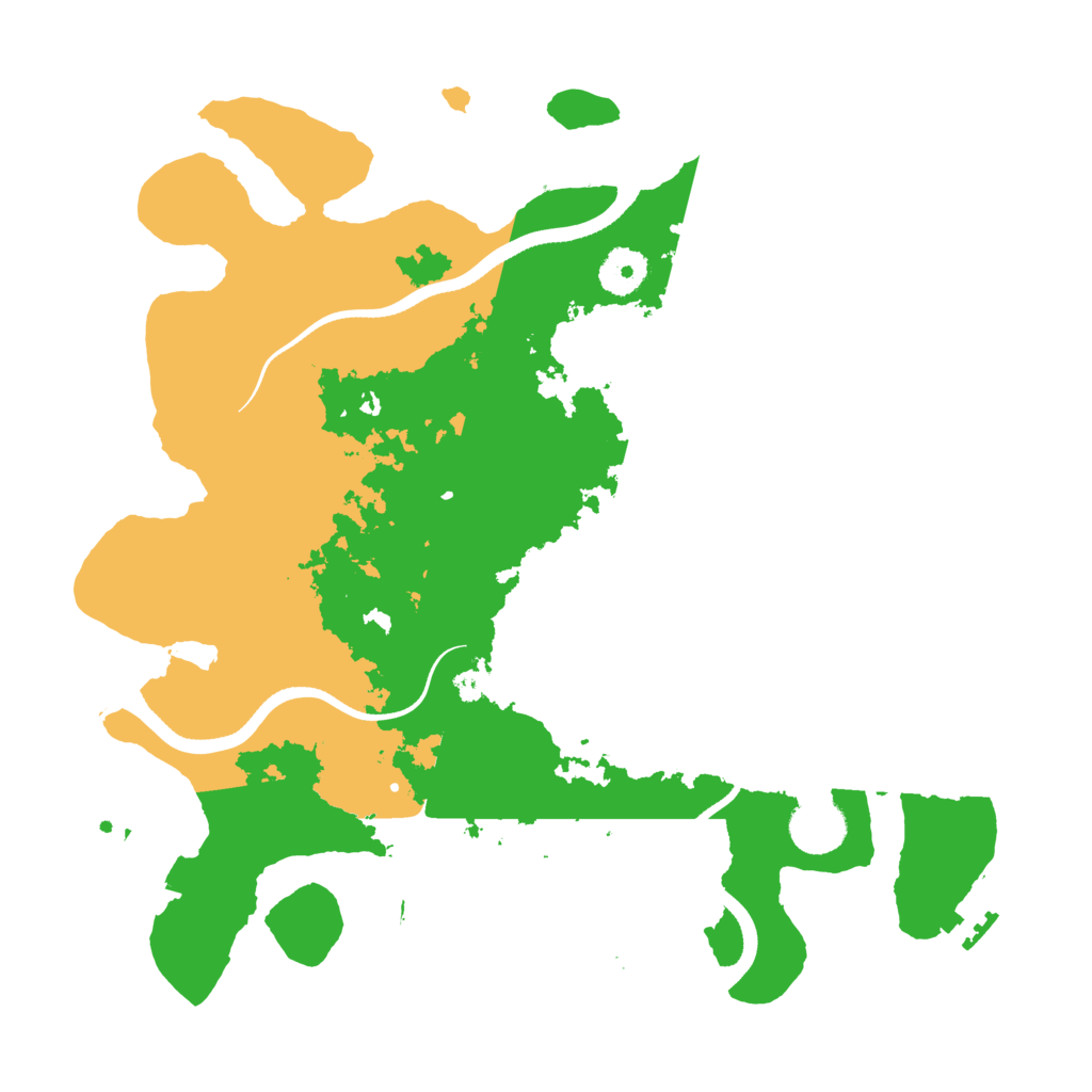 Biome Rust Map: Procedural Map, Size: 3500, Seed: 1623756275