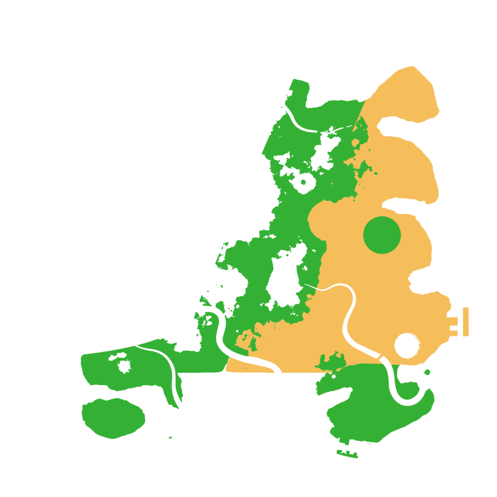 Biome Rust Map: Procedural Map, Size: 3500, Seed: 1278082489