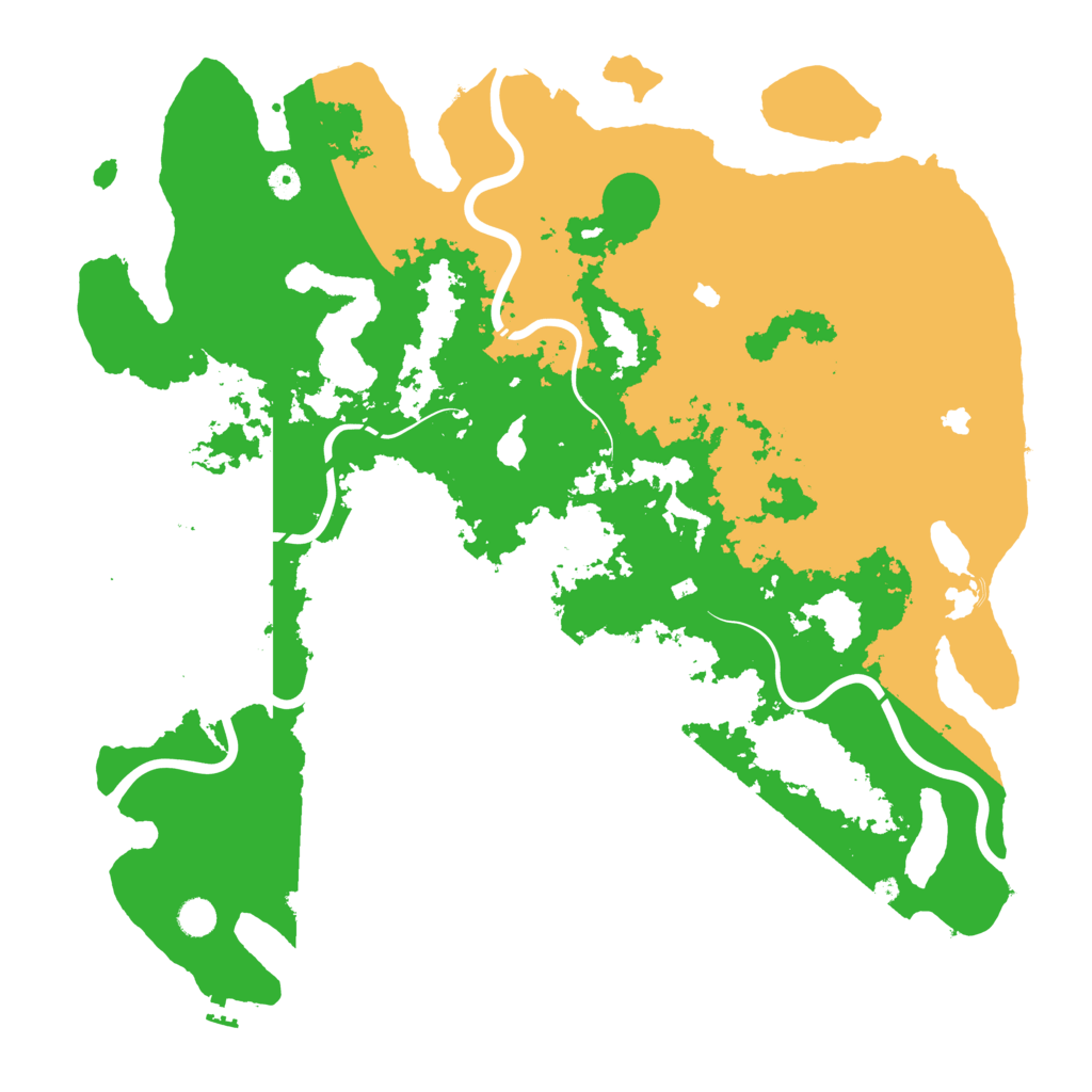 Biome Rust Map: Procedural Map, Size: 5000, Seed: 1456247081
