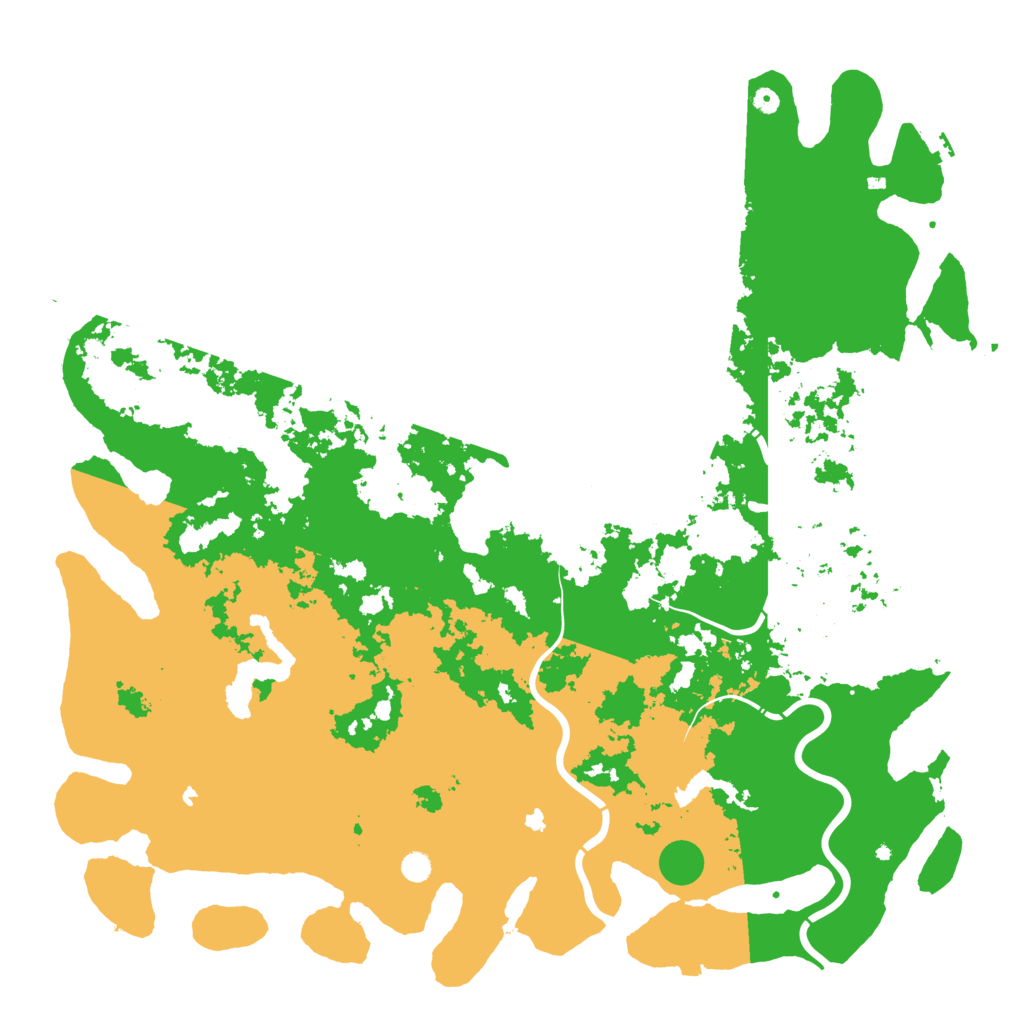 Biome Rust Map: Procedural Map, Size: 6000, Seed: 1285615740