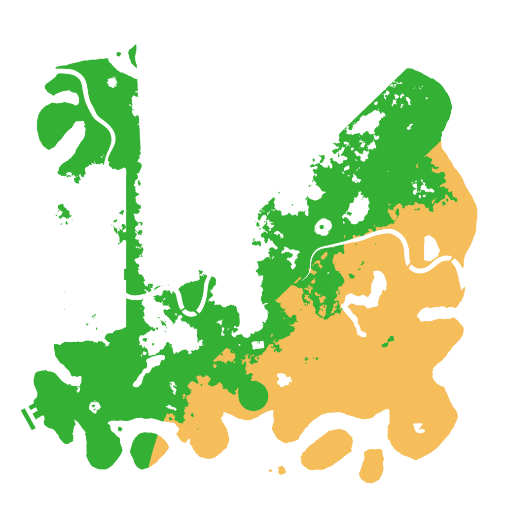 Biome Rust Map: Procedural Map, Size: 4500, Seed: 721321376