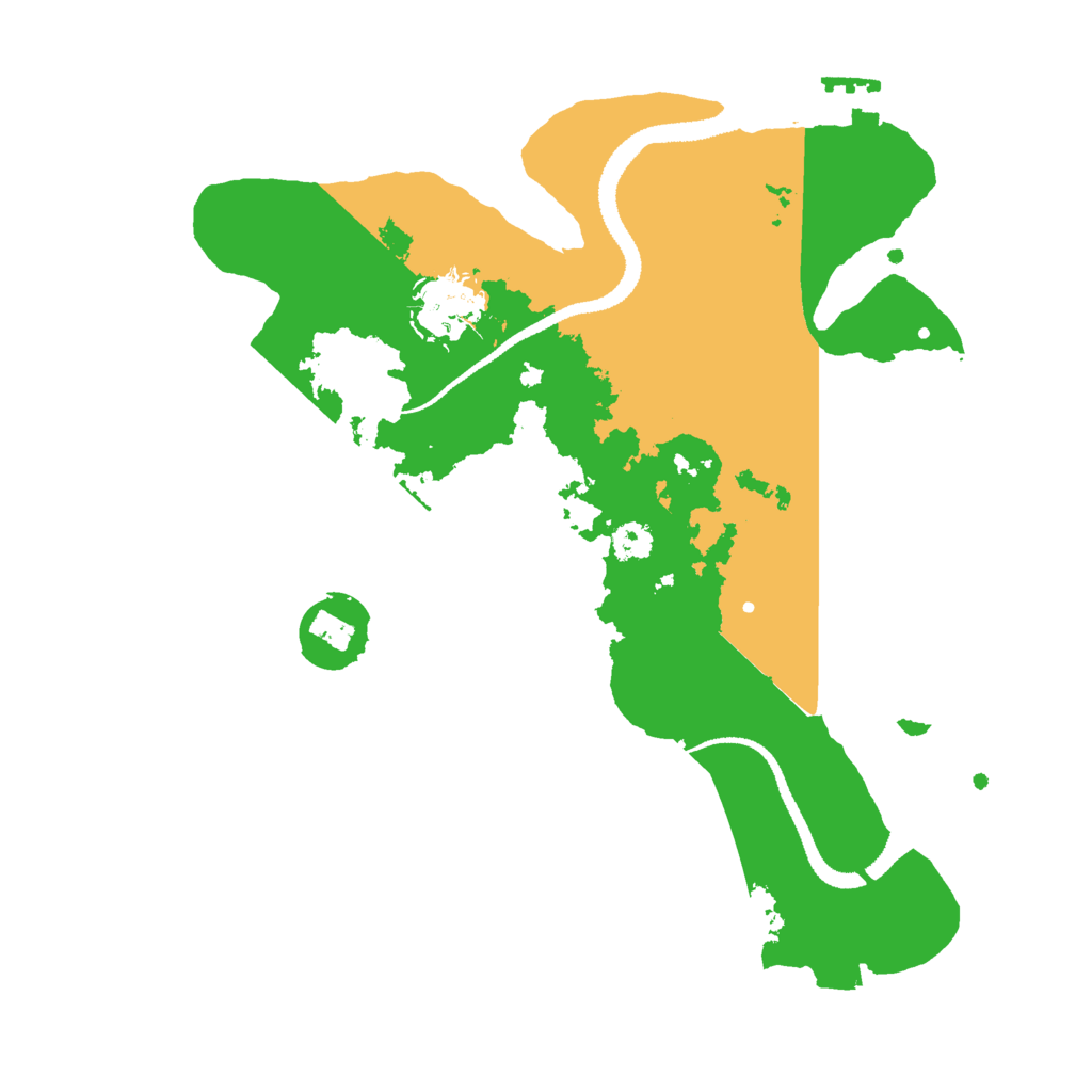 Biome Rust Map: Procedural Map, Size: 2800, Seed: 1695285746