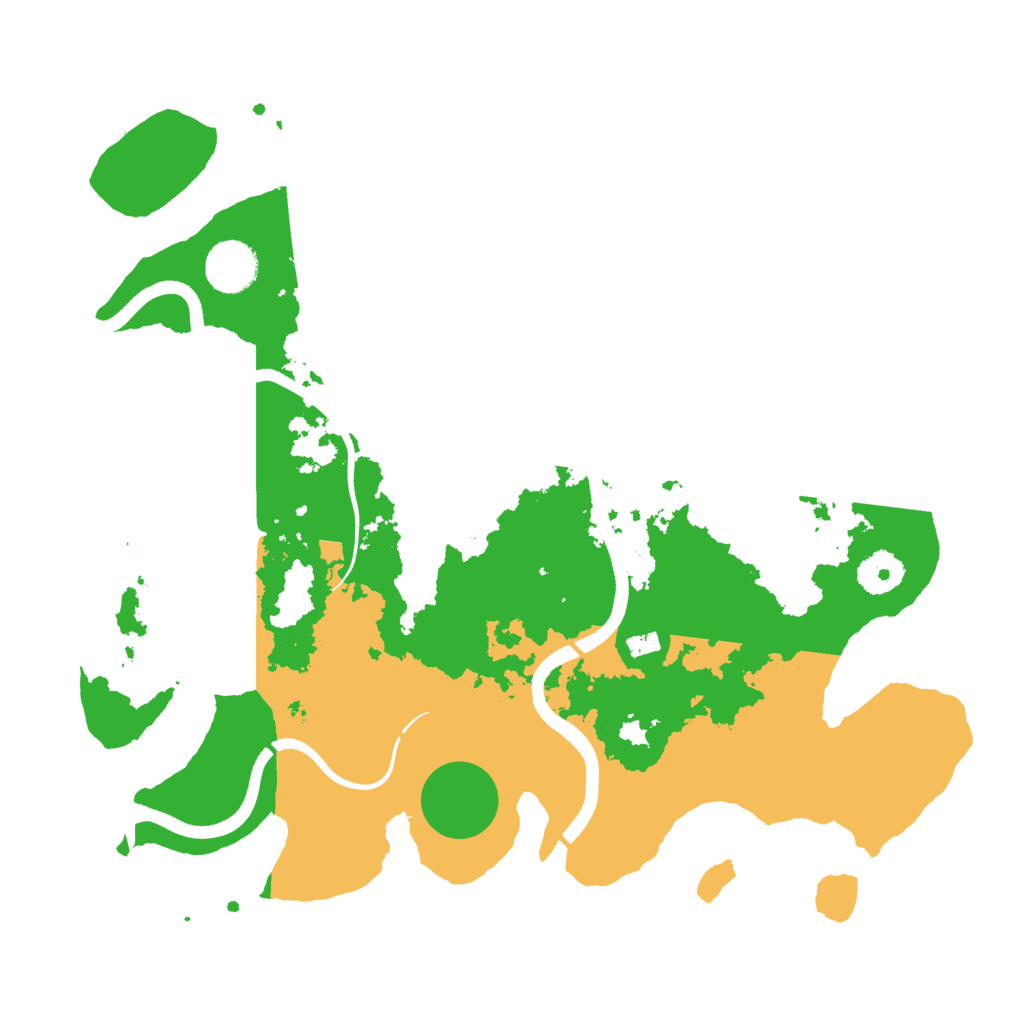 Biome Rust Map: Procedural Map, Size: 3500, Seed: 1491462942