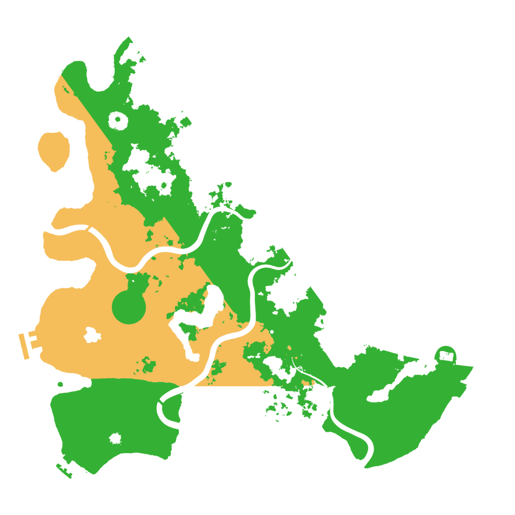 Biome Rust Map: Procedural Map, Size: 4000, Seed: 45674