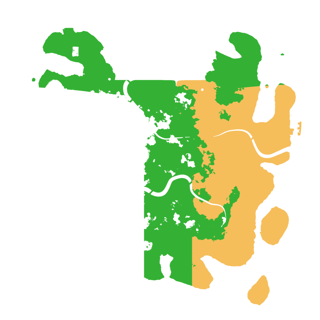 Biome Rust Map: Procedural Map, Size: 3500, Seed: 1827394217