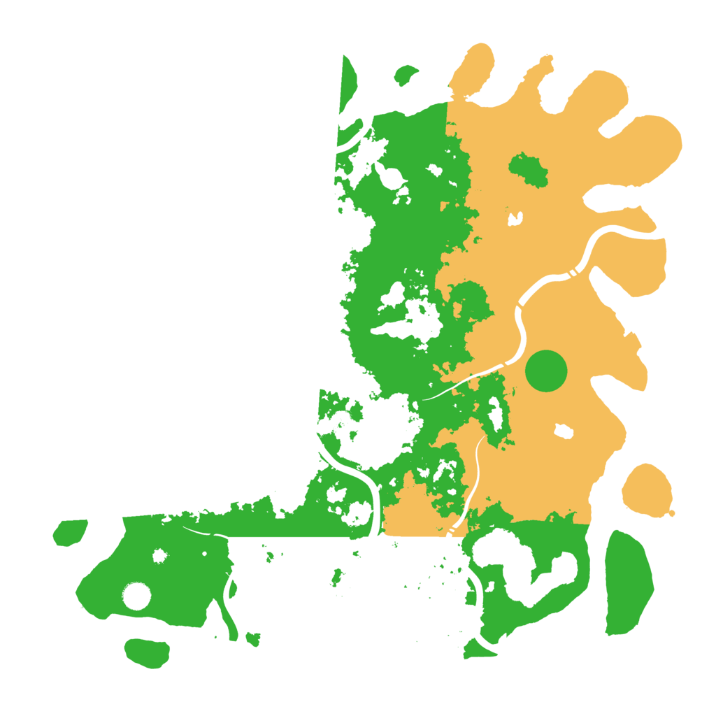 Biome Rust Map: Procedural Map, Size: 4500, Seed: 2062314963