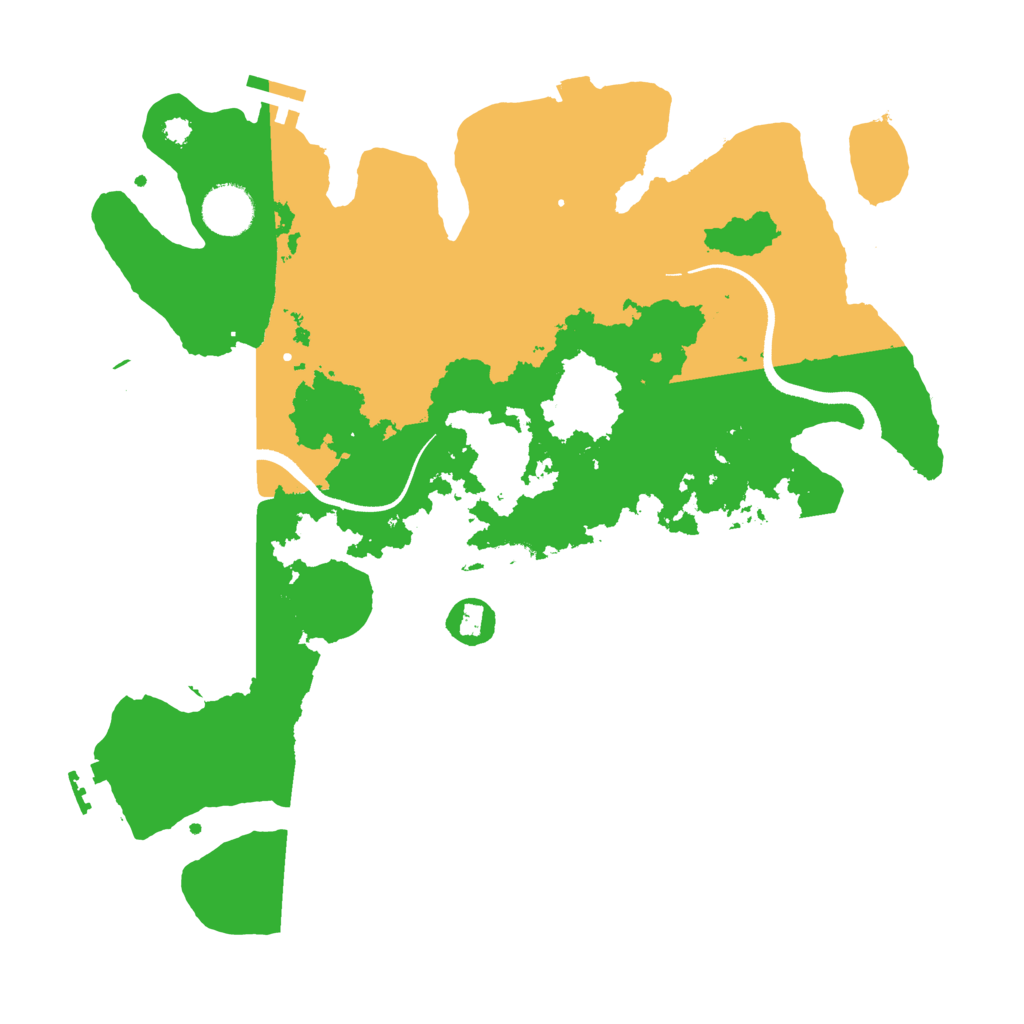 Biome Rust Map: Procedural Map, Size: 3500, Seed: 1871537893