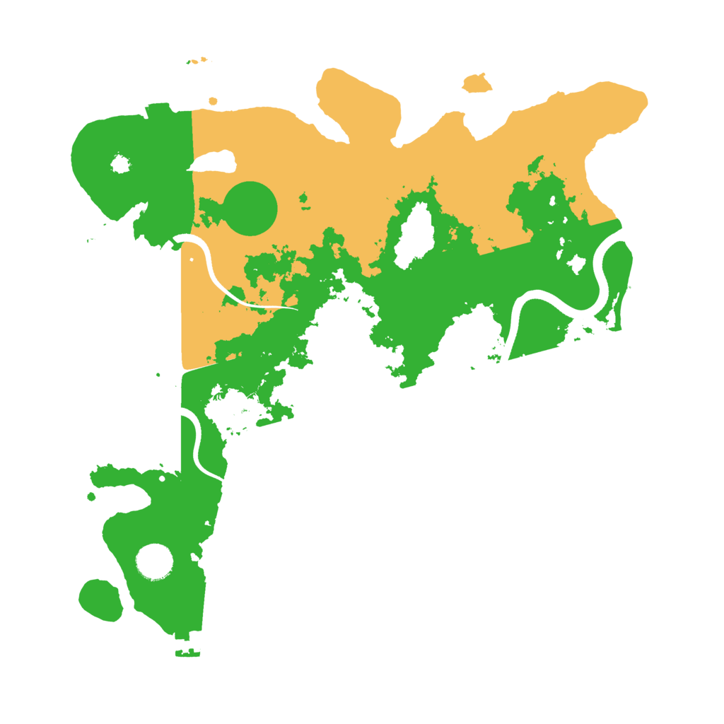 Biome Rust Map: Procedural Map, Size: 3500, Seed: 6040