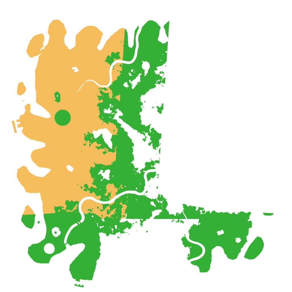 Biome Rust Map: Procedural Map, Size: 4800, Seed: 152845851