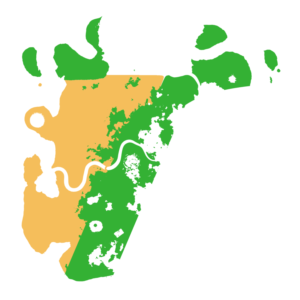 Biome Rust Map: Procedural Map, Size: 3600, Seed: 311023229