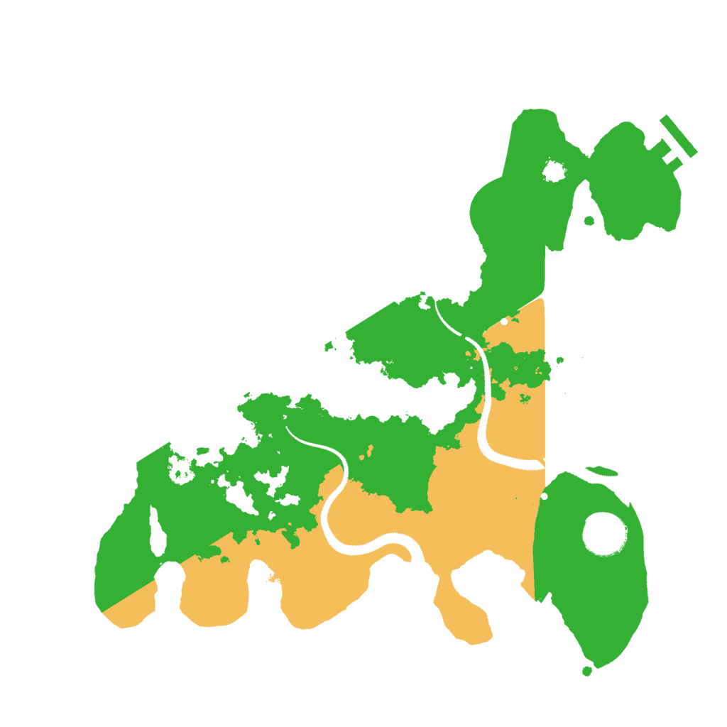 Biome Rust Map: Procedural Map, Size: 3000, Seed: 700438058