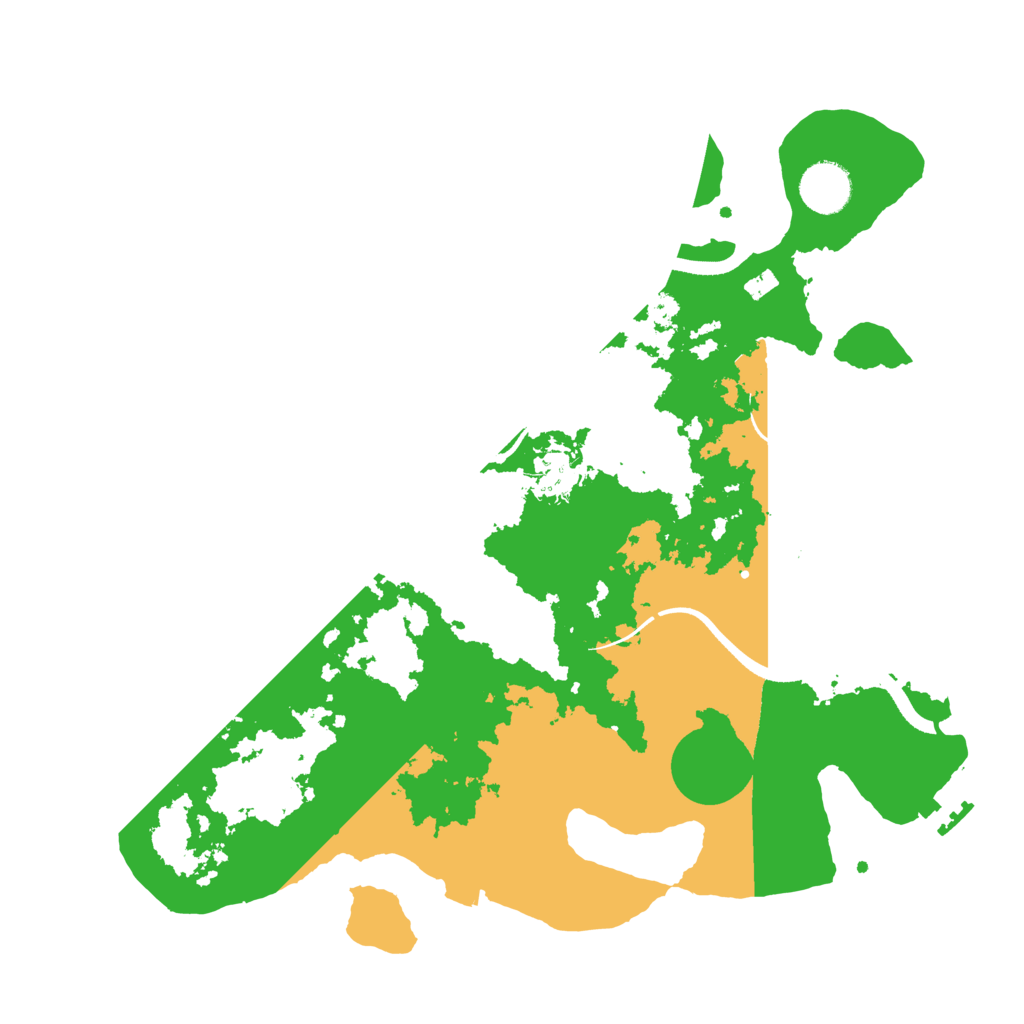 Biome Rust Map: Procedural Map, Size: 3500, Seed: 315358321