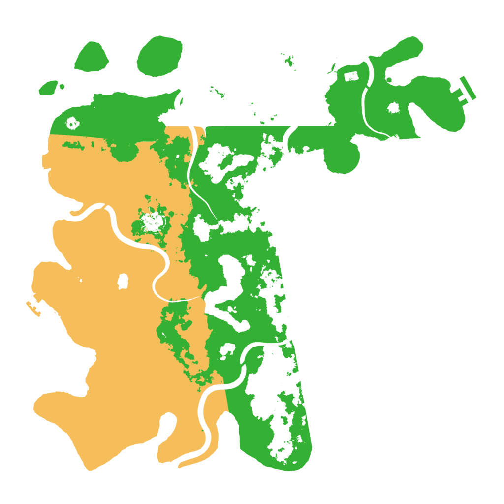 Biome Rust Map: Procedural Map, Size: 4000, Seed: 2021835433