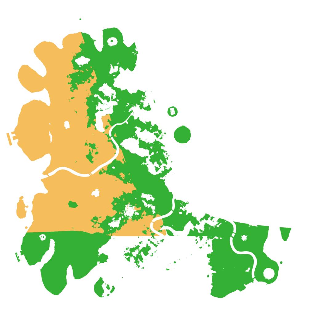 Biome Rust Map: Procedural Map, Size: 5000, Seed: 344557158