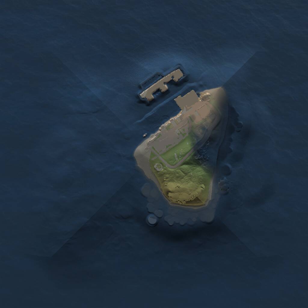 Rust Map: Procedural Map, Size: 1000, Seed: 140758474, 2 Monuments