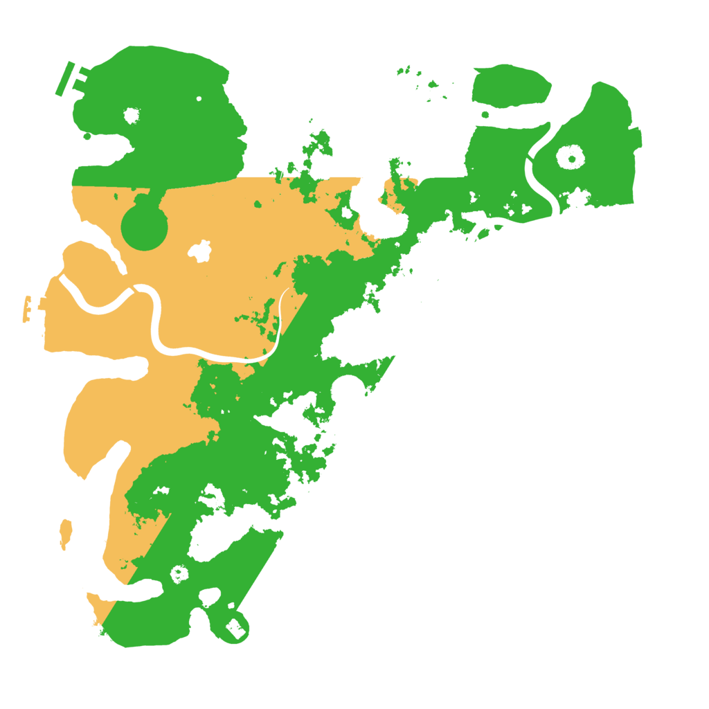 Biome Rust Map: Procedural Map, Size: 4000, Seed: 2141086672