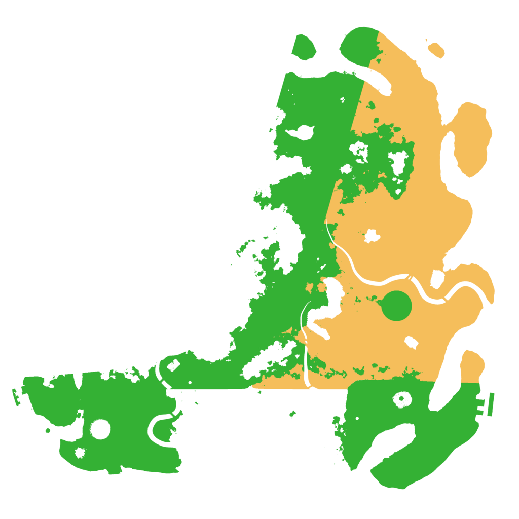 Biome Rust Map: Procedural Map, Size: 4500, Seed: 817994577
