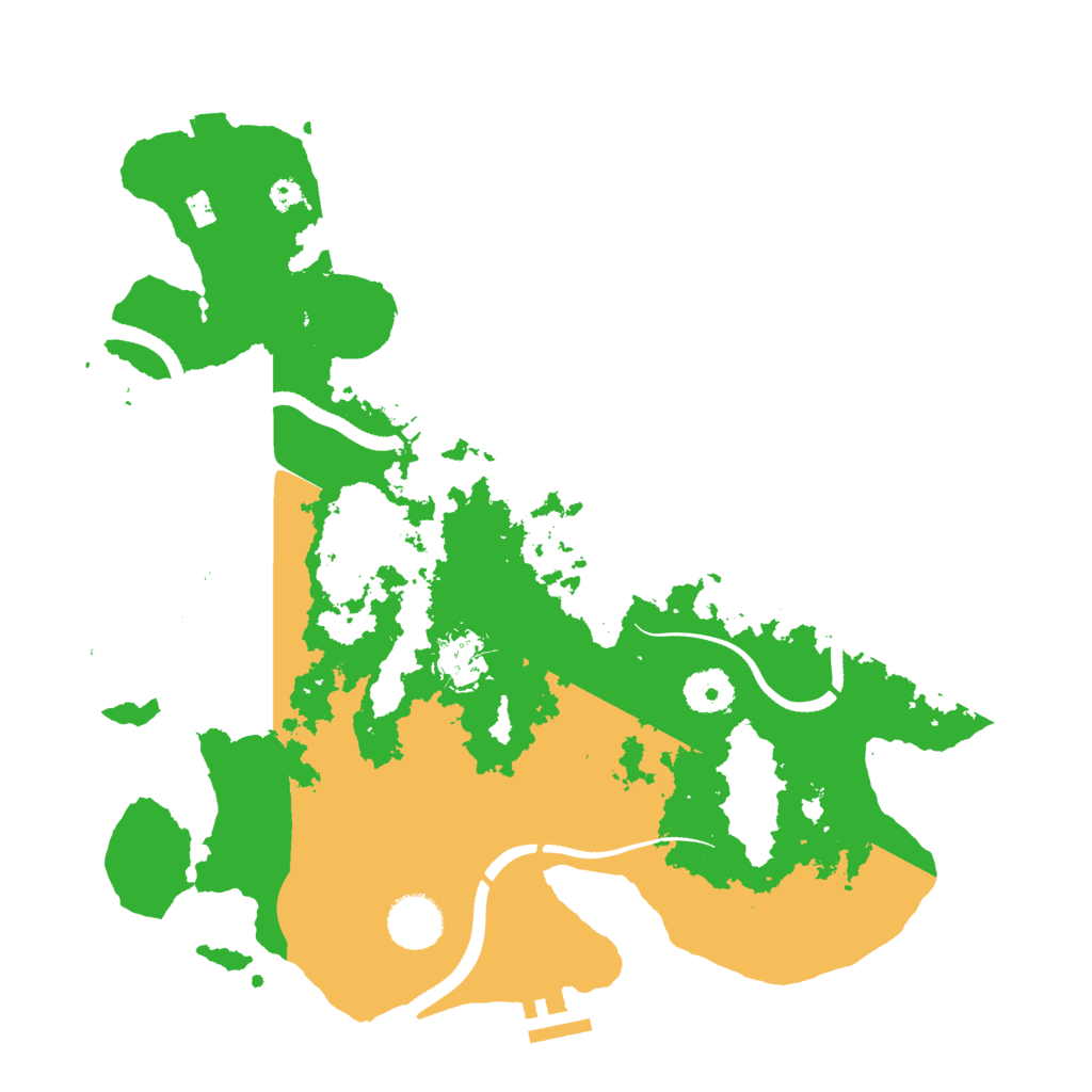 Biome Rust Map: Procedural Map, Size: 3500, Seed: 2012890022